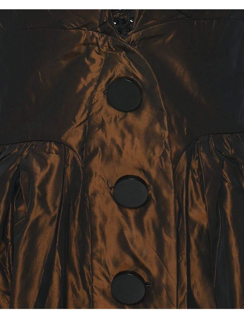 1980s Evening Dress - M