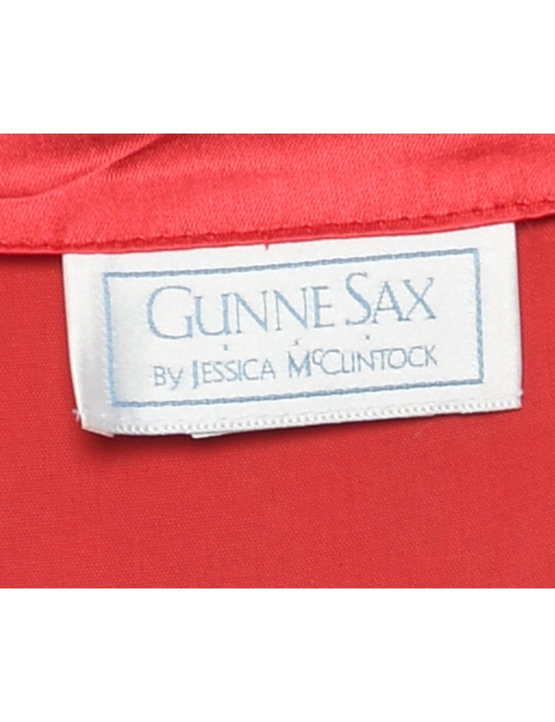 1980s Gunne Sax Strapless Evening Dress - XS