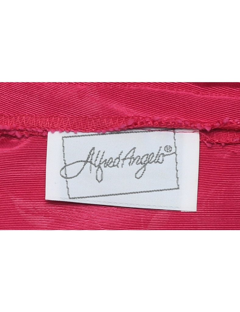 1980s Hot Pink Evening Dress - XS