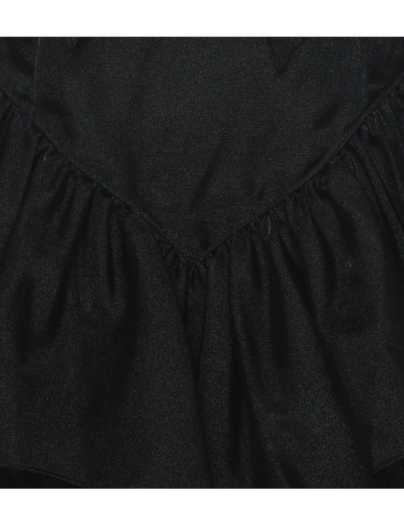 1980s Strappy Evening Dress - S