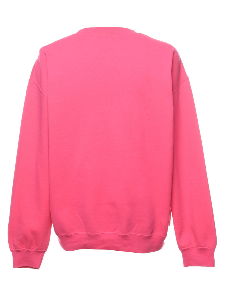 1990s Embellished Alaska Sweatshirt - L