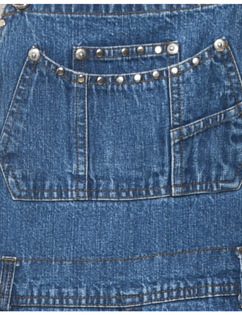 1990s Medium Wash Dungarees  - W33 L29