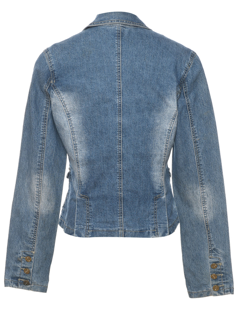1990s Stonewash Denim Jacket - L