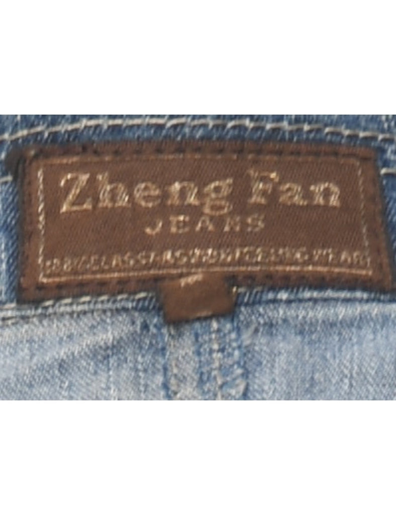 1990s Stonewash Denim Jacket - L