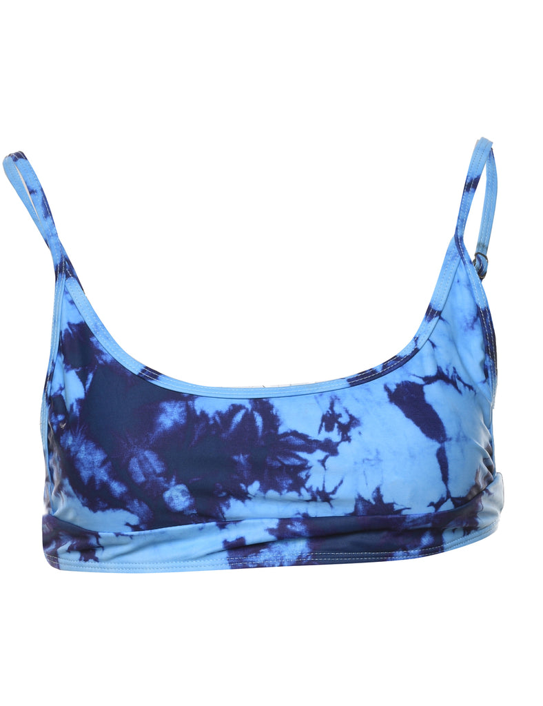 1990s Tie Dye Bikini Top - L