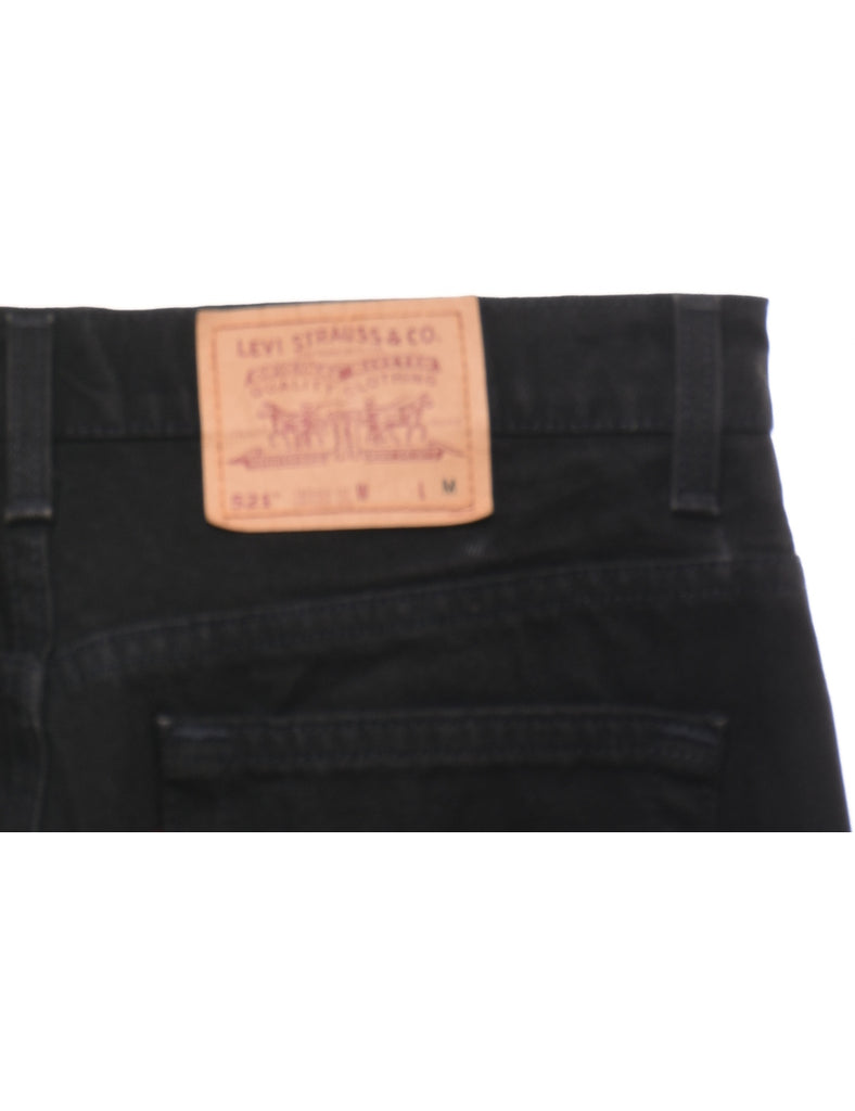 521's Fit Black Levi's Tapered Jeans - W32 L32