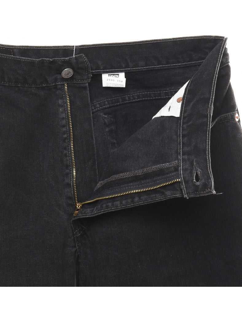 550's Fit Black Tapered Levi's Jeans - W32 L28