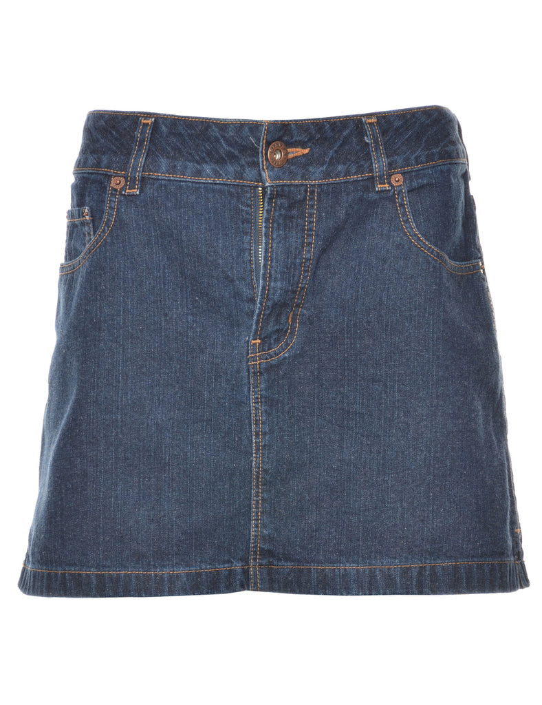 A-Line Denim Skirt - M