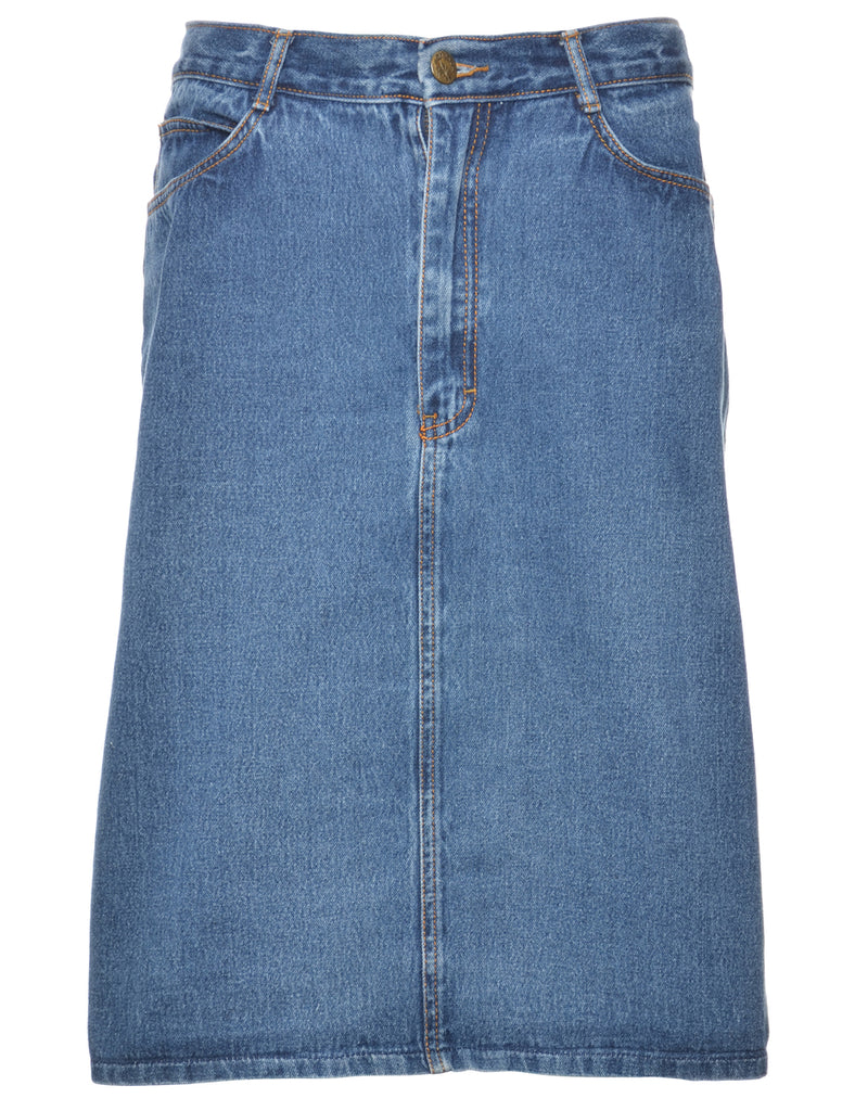 A-Line Denim Skirt - S