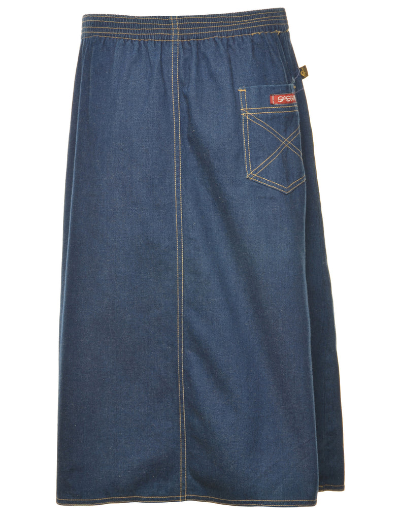 A-Line Denim Skirt - S