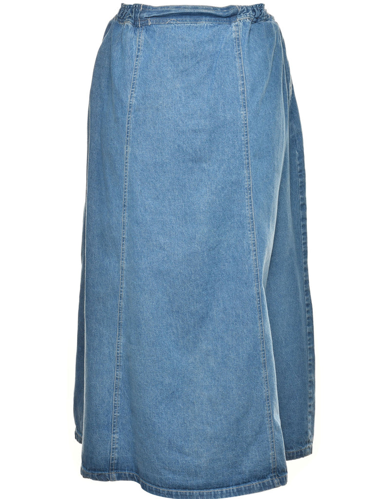 A-Line Denim Skirt - L