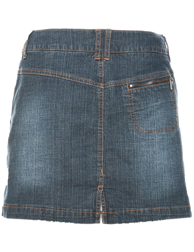 A-Line Denim Skirt - L