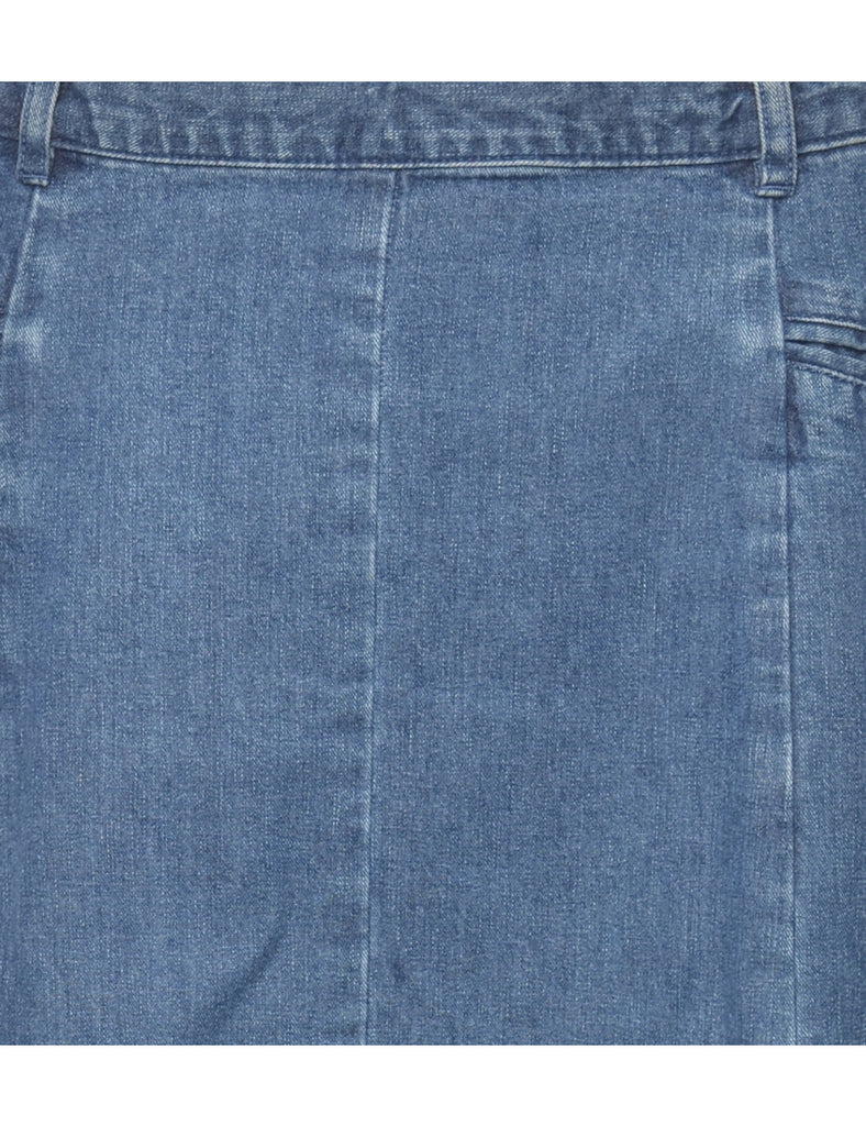 A-Line Denim Skirt - L