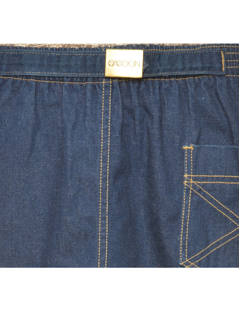 A-Line Denim Skirt - S