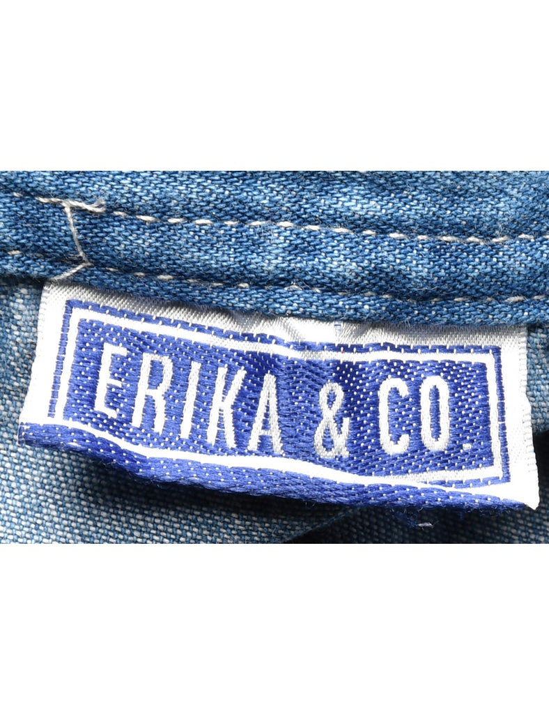 A-Line Denim Skirt - L