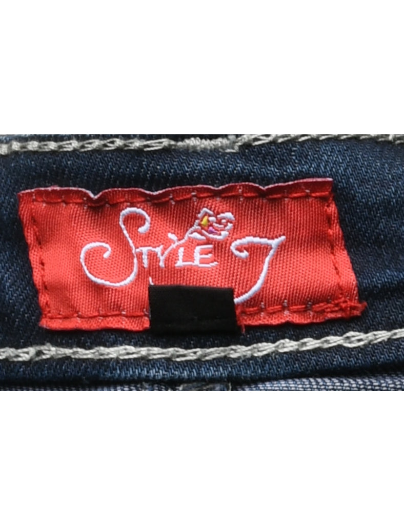 A-Line Denim Skirt - M
