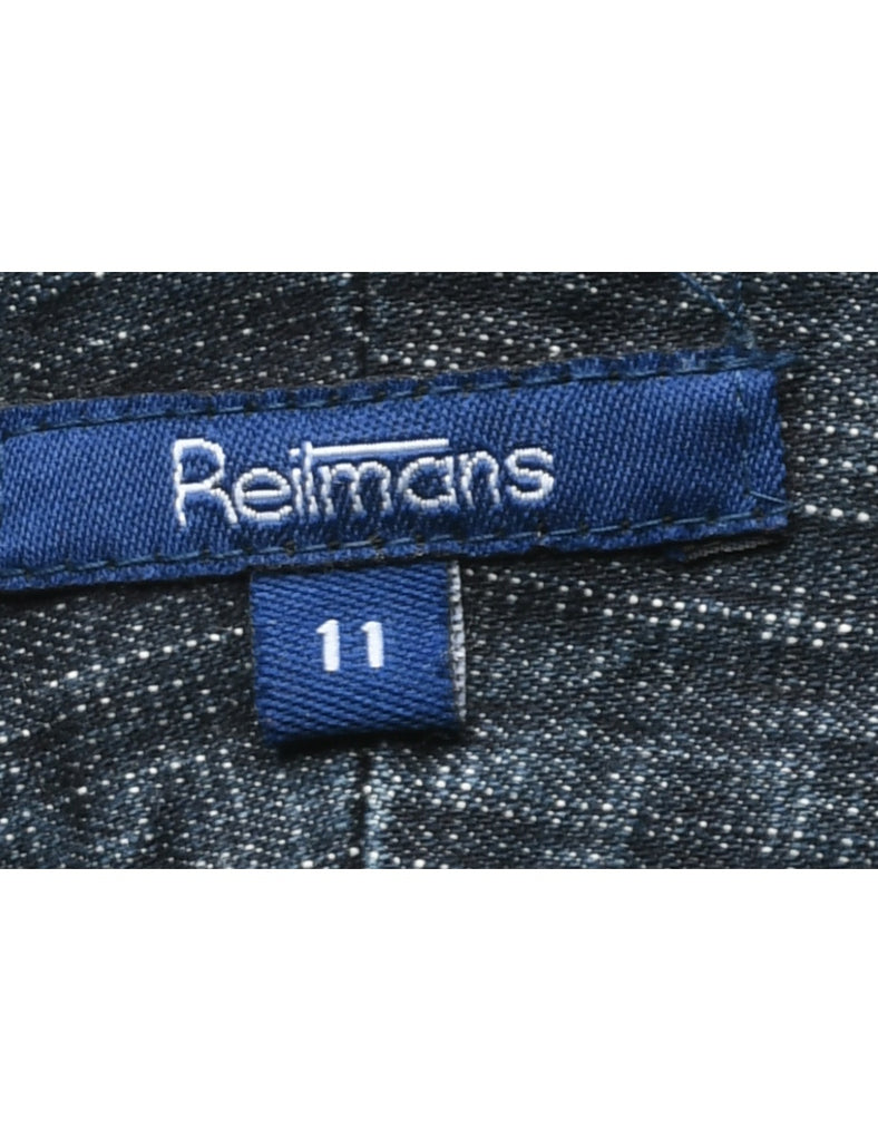 A-Line Denim Skirt - L