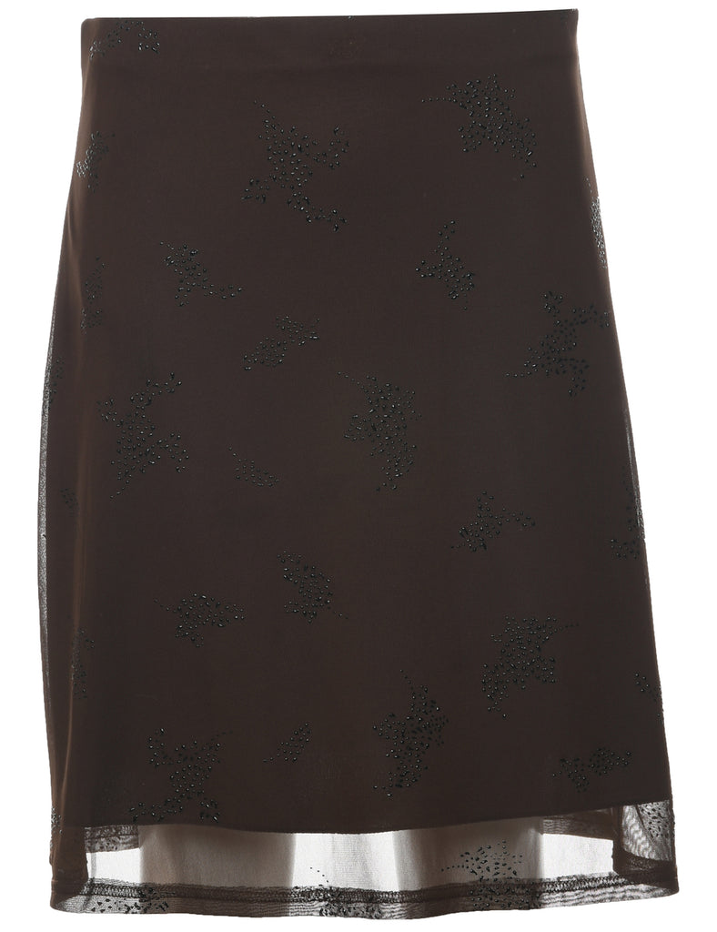 A-Line Midi Skirt - S