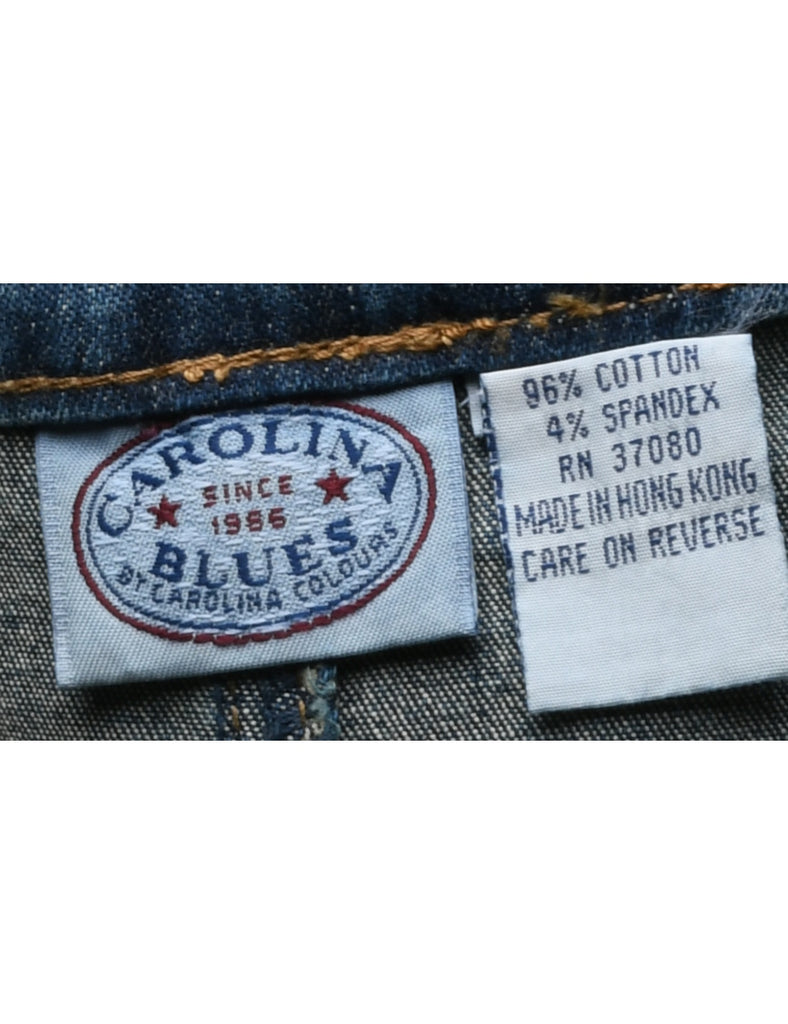 A-Line Y2K Denim Skirt - L