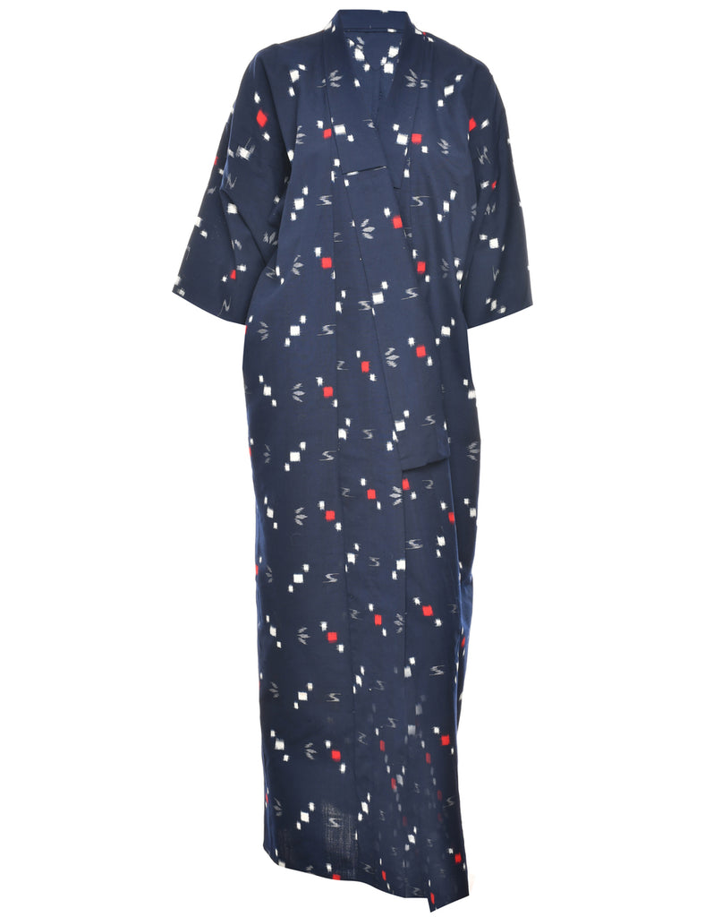 A Print Full Length Kimono - XL