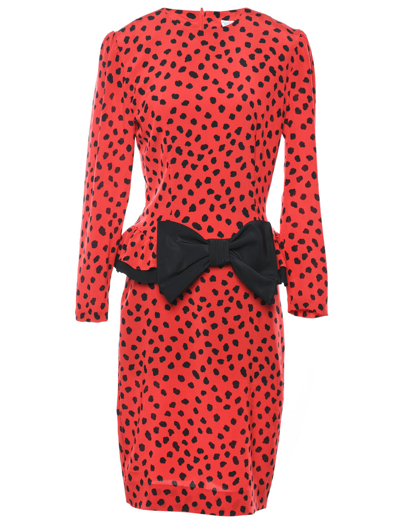 Abstract Pattern Dress - M