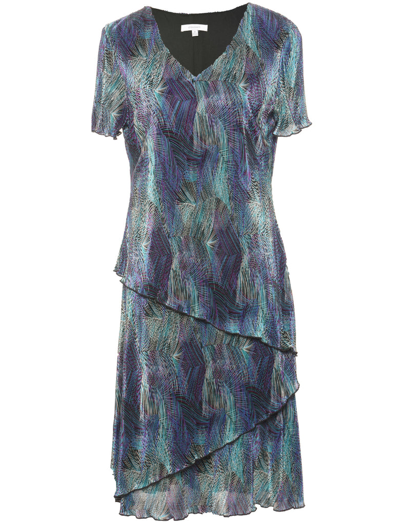 Abstract Pattern Dress - M