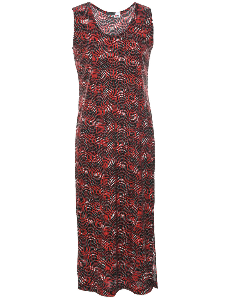 Abstract Pattern Dress - M