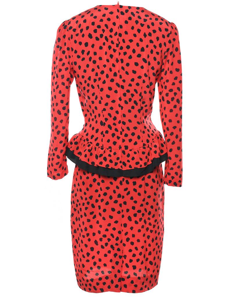 Abstract Pattern Dress - M