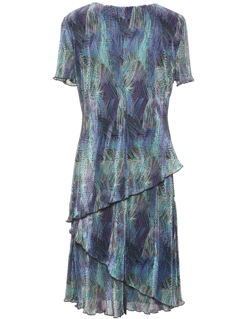 Abstract Pattern Dress - M