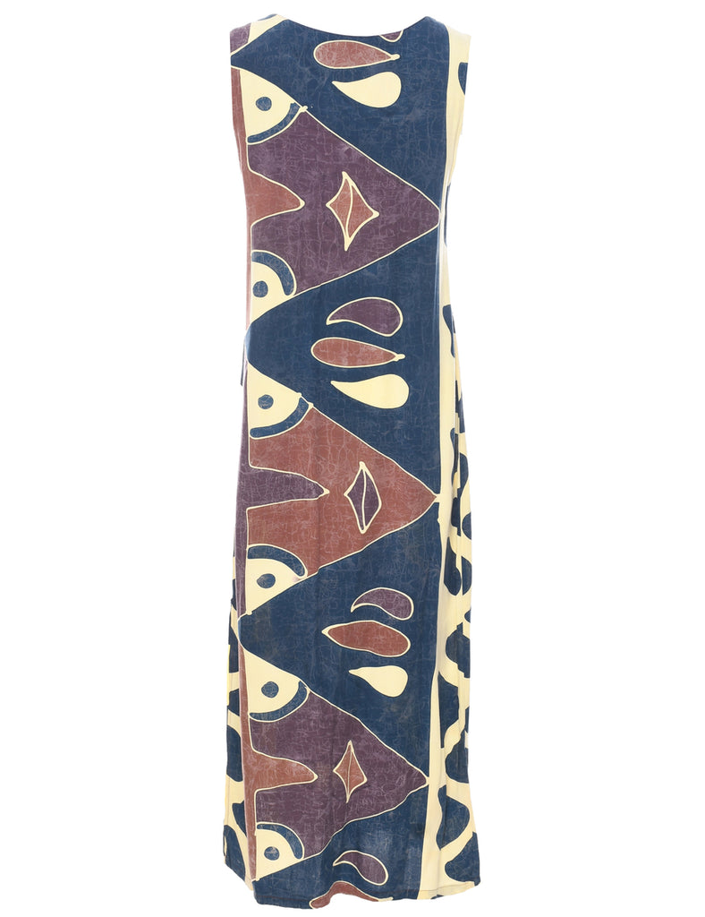 Abstract Pattern Dress - M