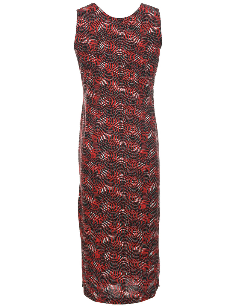 Abstract Pattern Dress - M