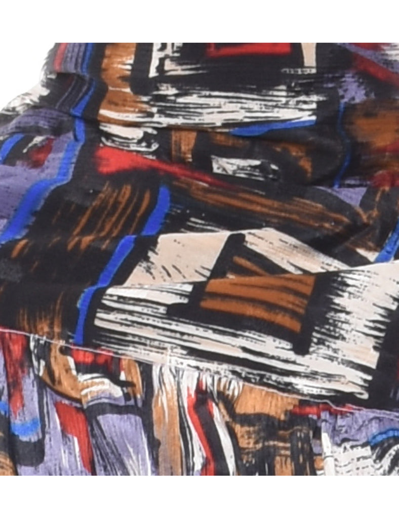 Abstract Pattern Dress - M