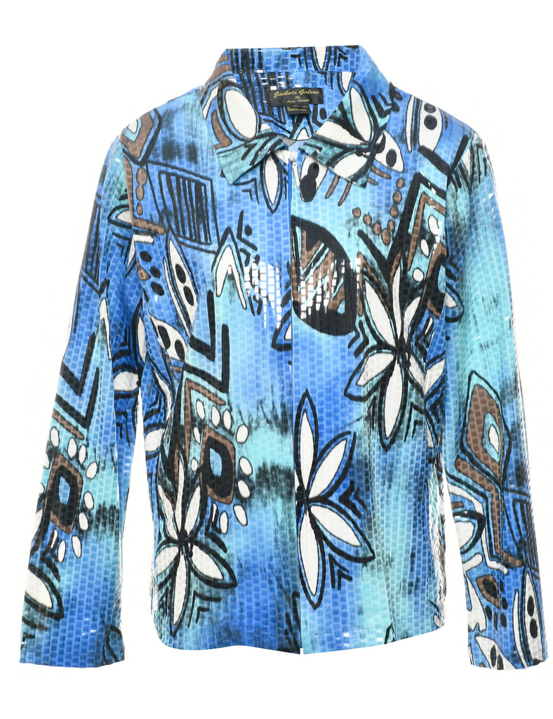 Abstract Pattern Evening Jacket - L