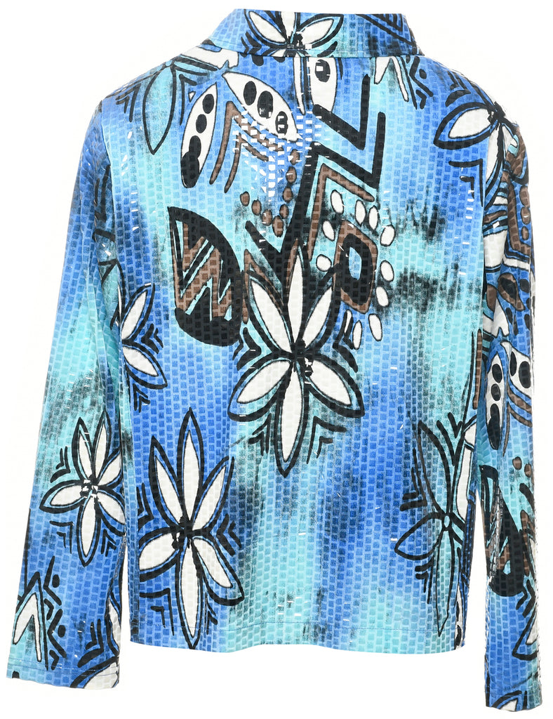 Abstract Pattern Evening Jacket - L