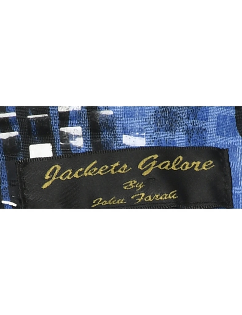Abstract Pattern Evening Jacket - L