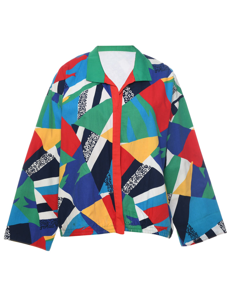 Abstract Pattern Jacket - XL