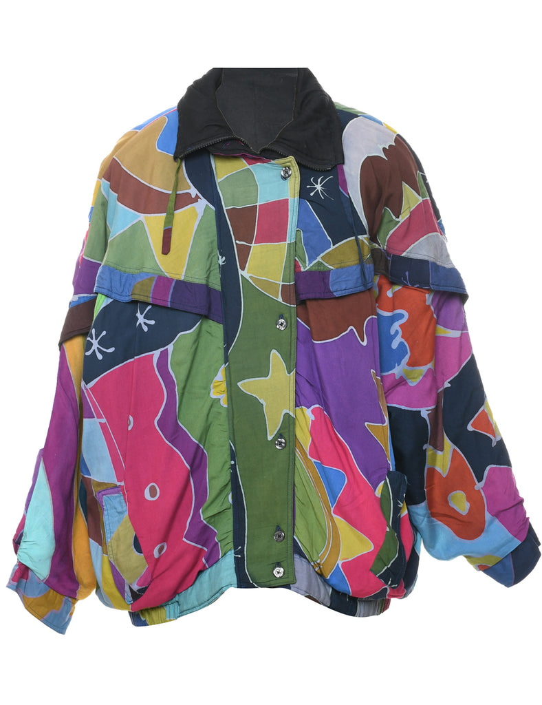 Abstract Pattern Jacket - XL