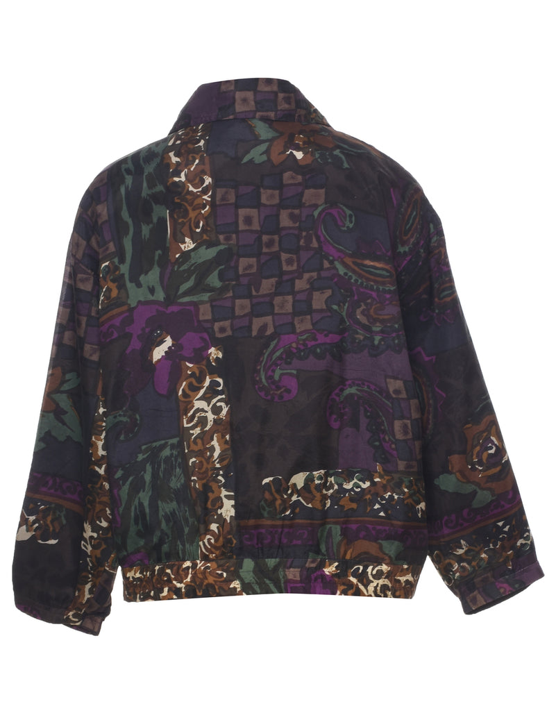 Abstract Pattern Jacket - L