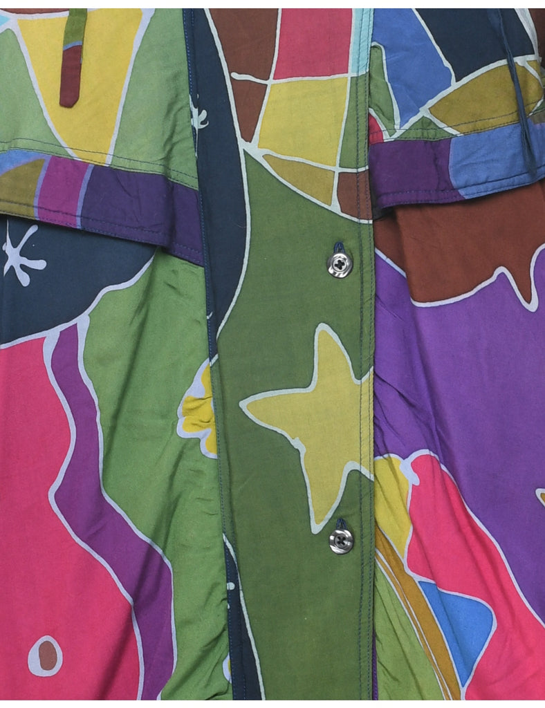 Abstract Pattern Jacket - XL
