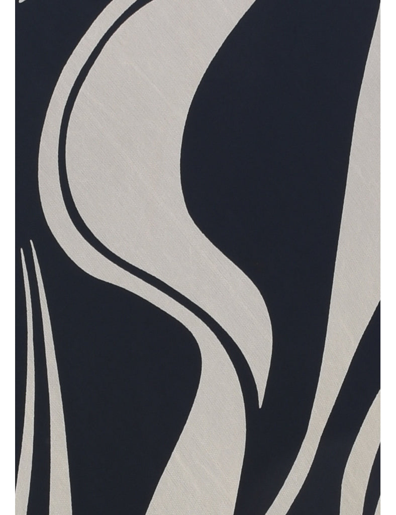 Abstract Pattern Maxi Dress - S