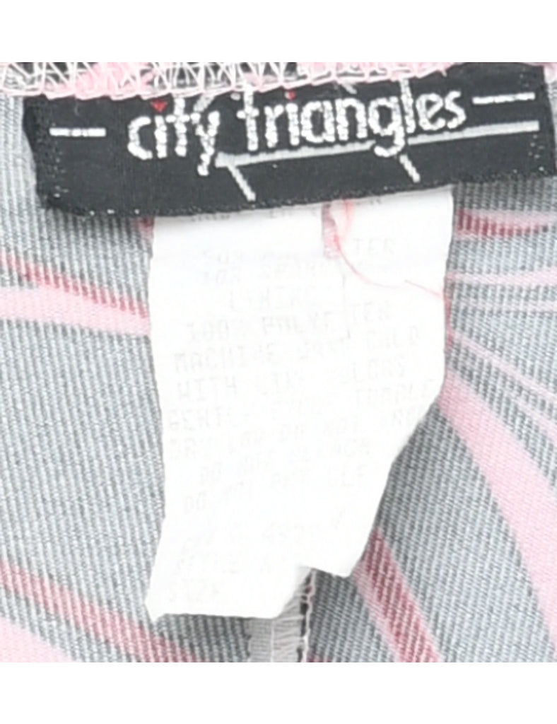 Abstract Pattern Y2K Halterneck Dress - XS