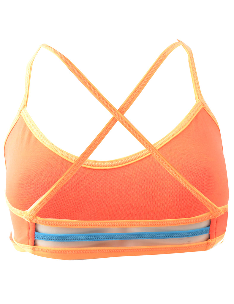 Abstract Print Bikini Top - M