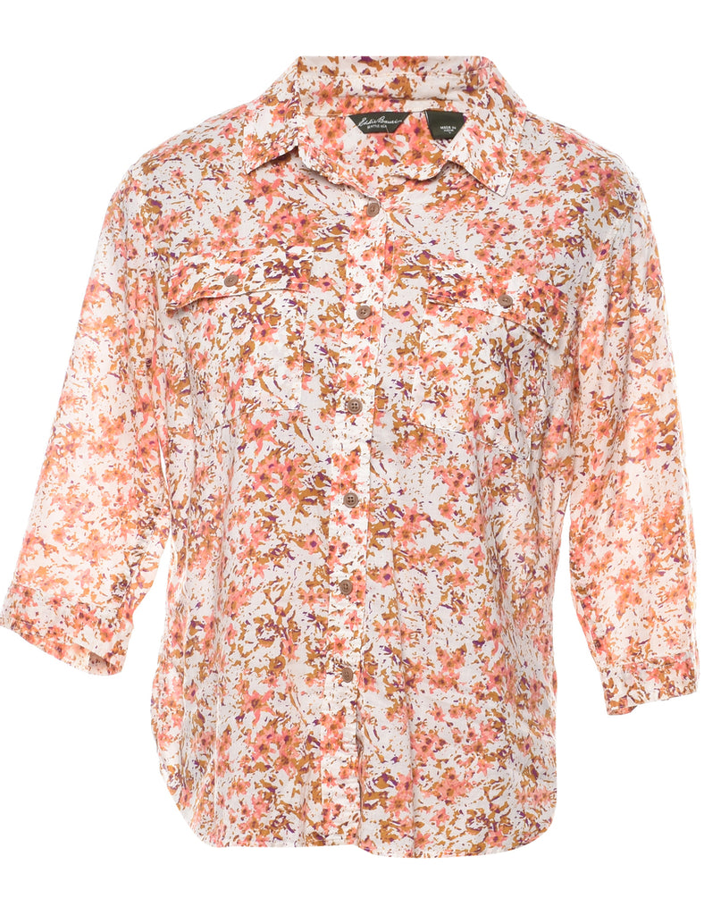 Abstract Print Blouse - S