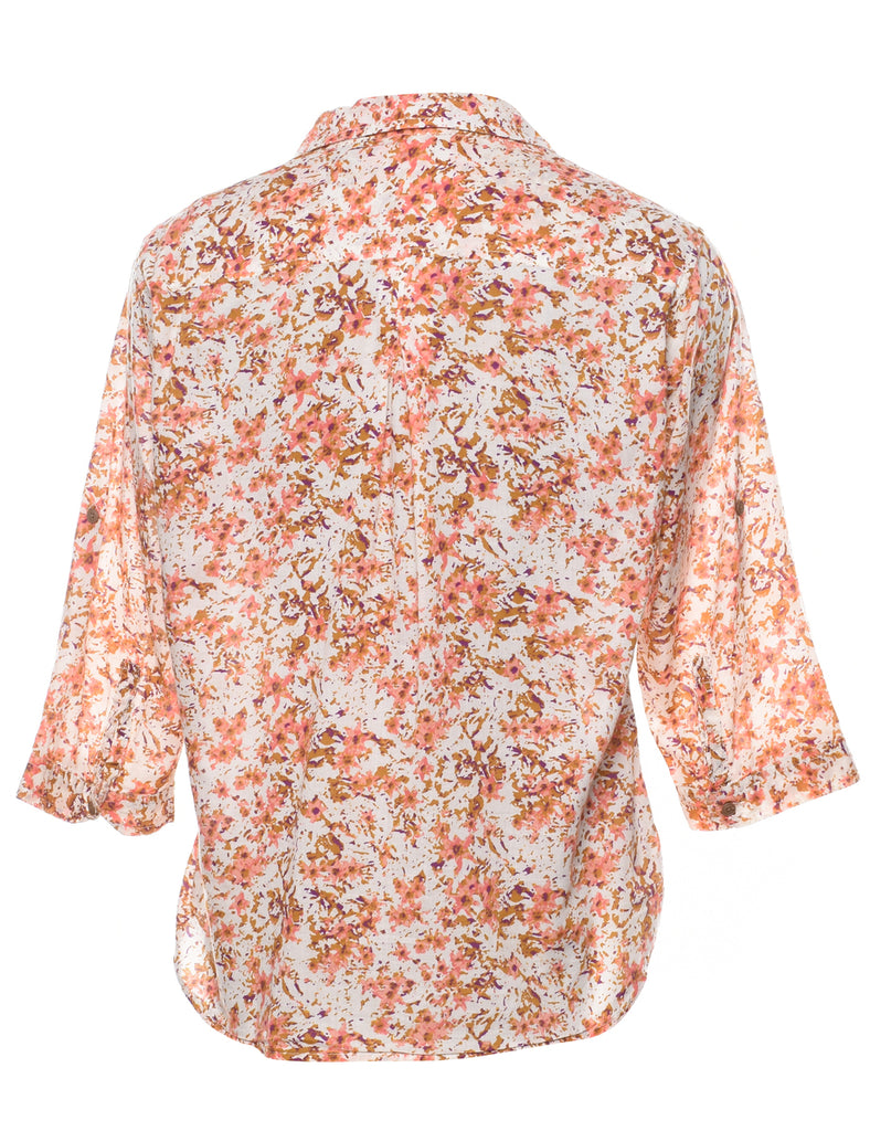 Abstract Print Blouse - S