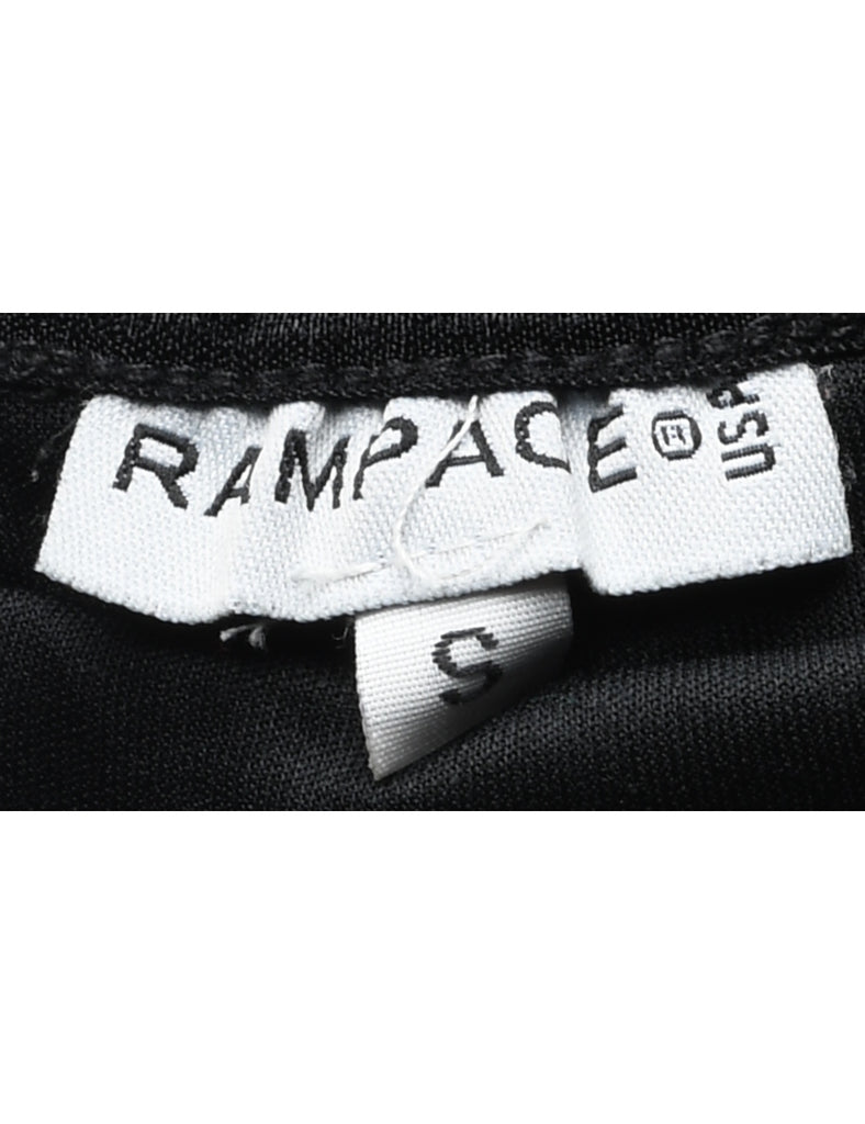 Abstract Print Pencil Skirt - S