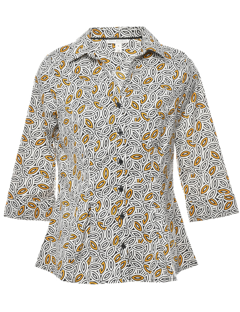 Abstract Print Shirt - S