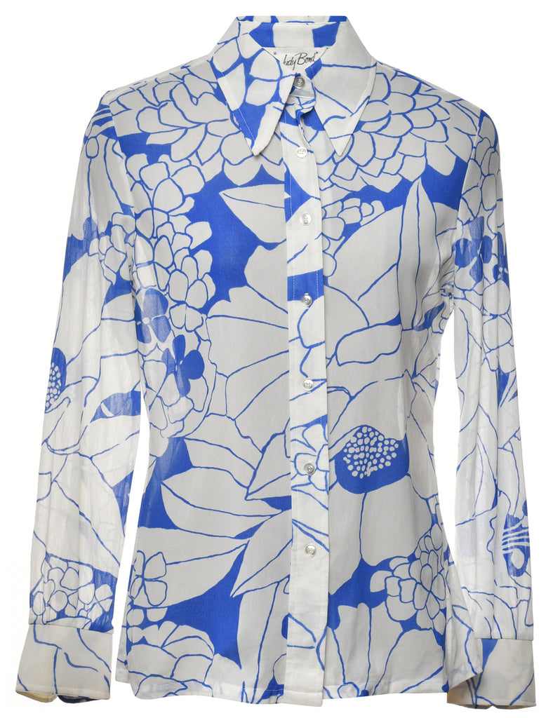 Abstract Print Shirt - M