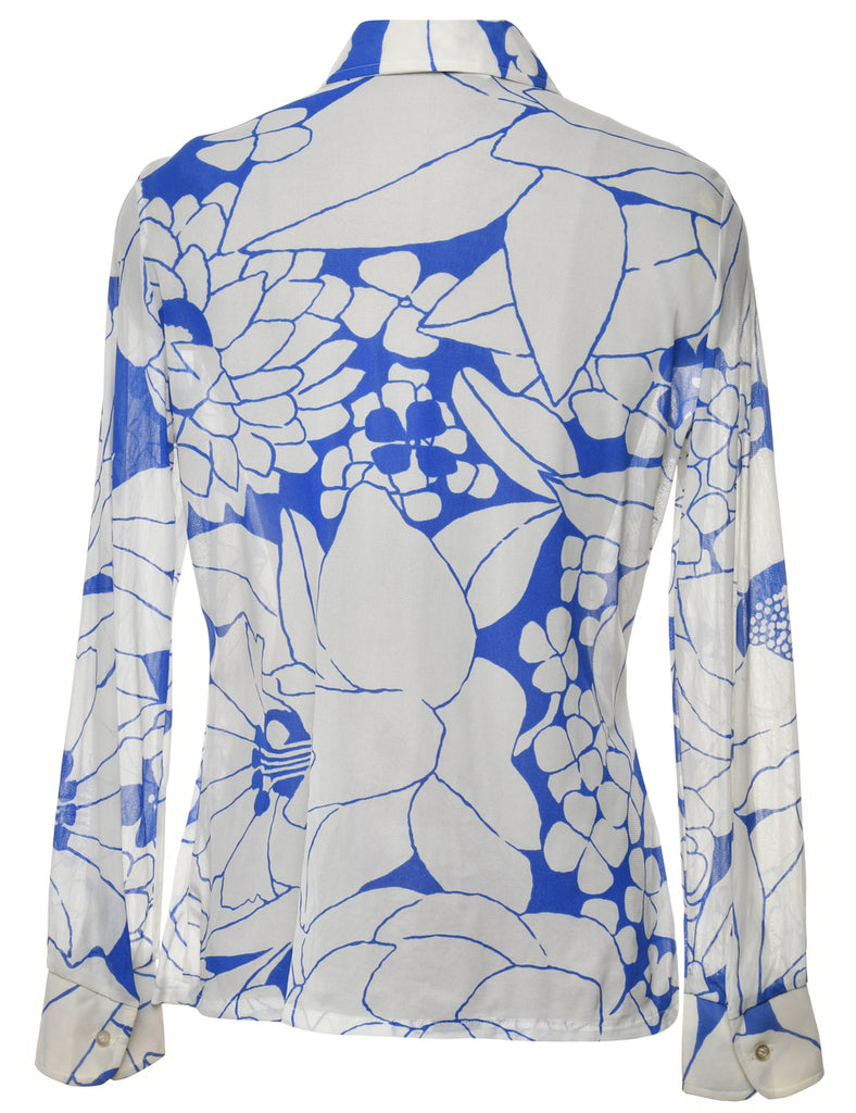 Abstract Print Shirt - M