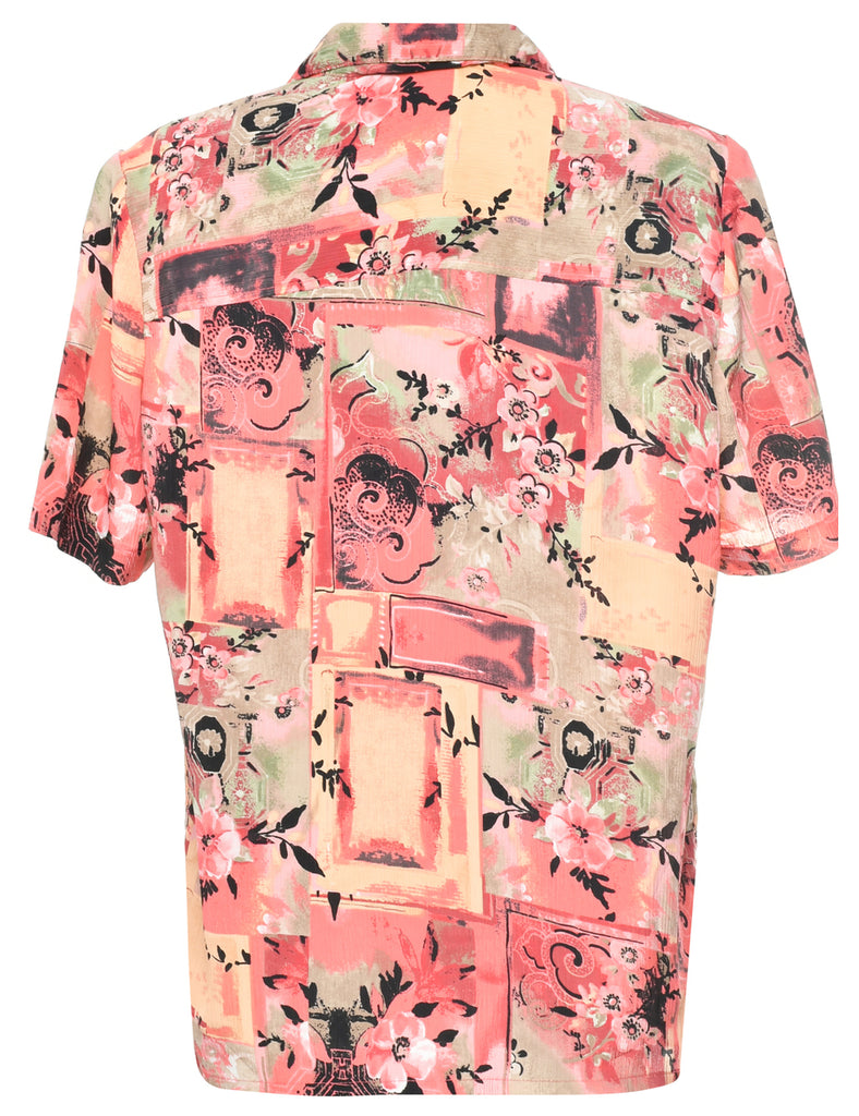 Abstract Print Shirt - L