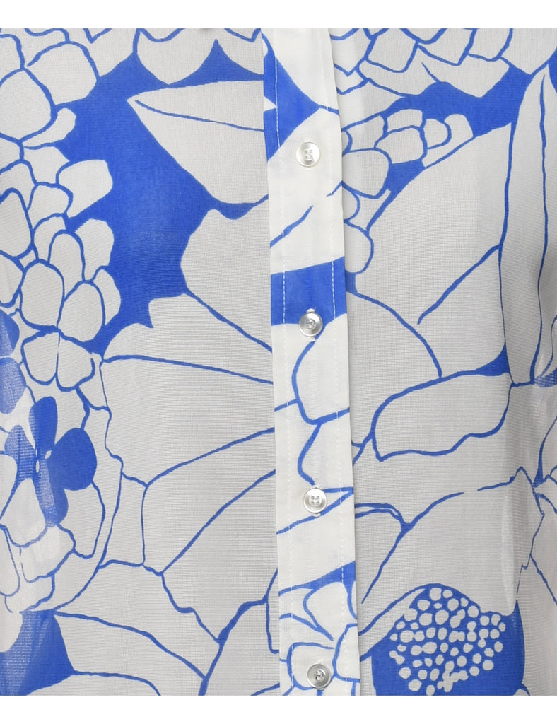 Abstract Print Shirt - M